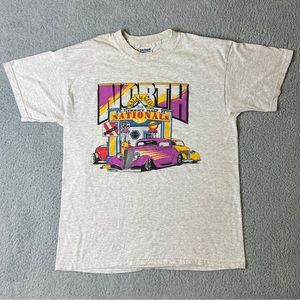 Vintage 2000 North Kalamazoo NSRA Street Rod Size Large T Shirt Unisex